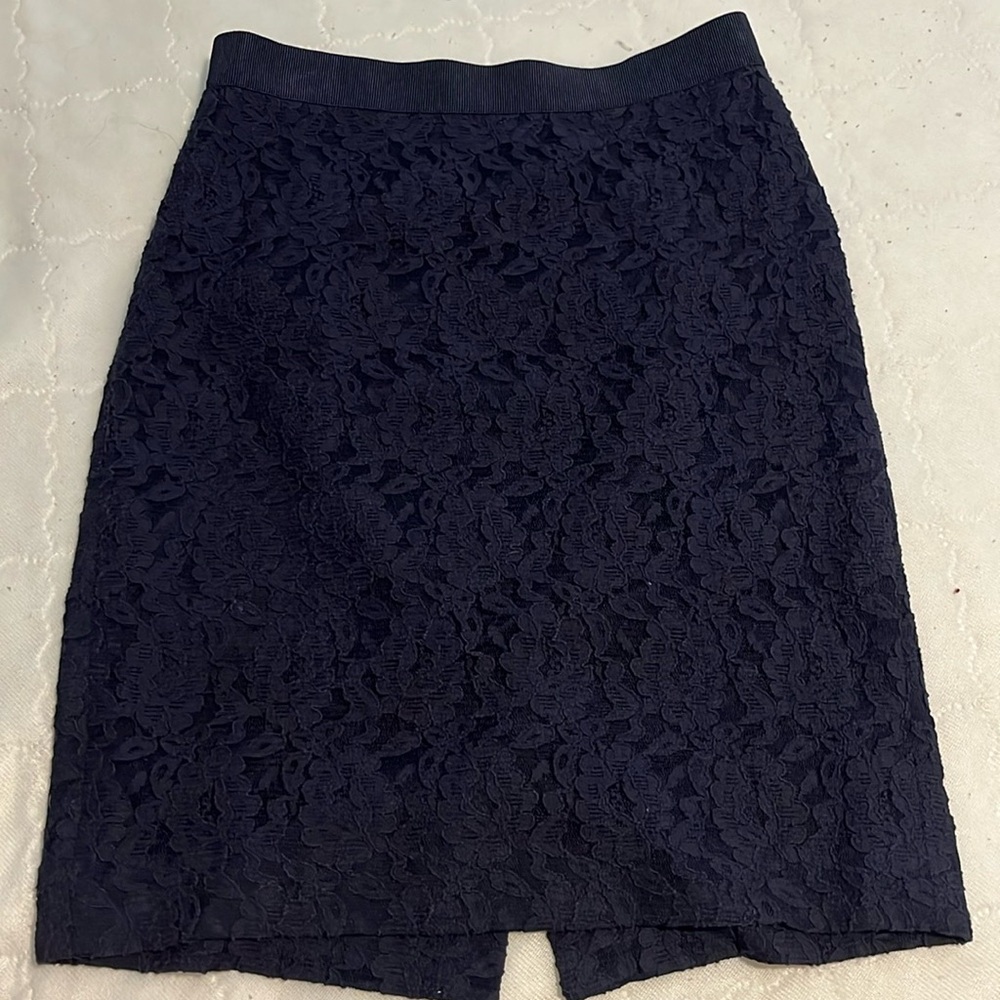Navy Ann Taylor skirt